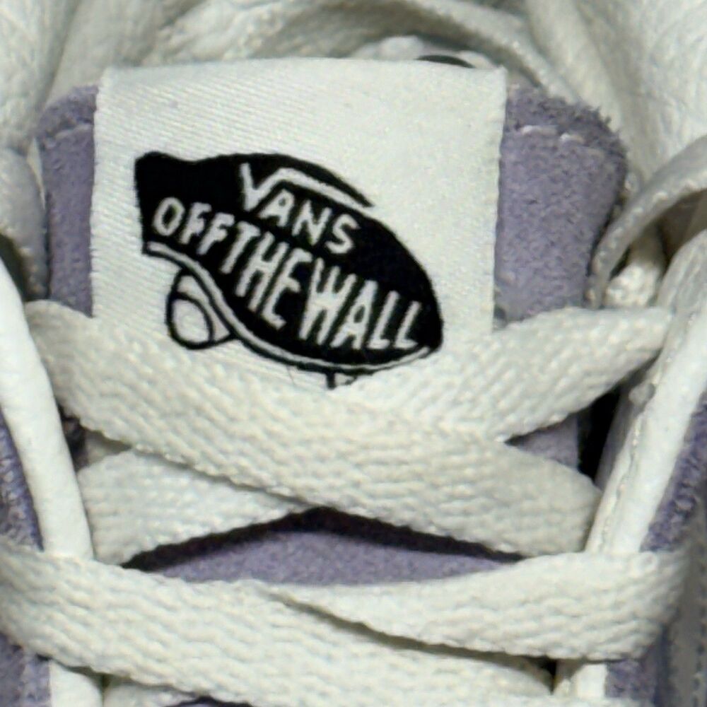 Vans Sk8-Hi Shoes Womens Size 7 Purple Lavender White High Top Skate Sneakers - Picture 3 of 10